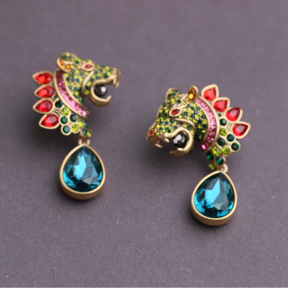 Unsigned Heidi Daus Stunning Multi Colored Rhines… - image 3